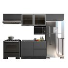 Cozinha Modulada 5 Peças 5 Portas 3 Gavetas Com Balcão Para P