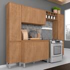 Cozinha Modulada 5 Peças 8 Portas Vitória Carvalho Americano