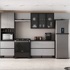 Cozinha Modulada 5 Peças 9 Portas 5 Gavetas Mdf Dodradiça Slo