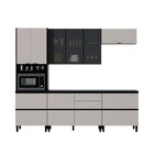 Cozinha Modulada 5 Peças 9 Portas 6 Gavetas Mdf Dodradiça Slo