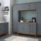 Cozinha Modulada 5 Peças Cinza