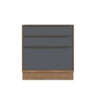 Cozinha Modulada 5 Peças Com 2 Balcões 2 Armários Aéreos 1 To