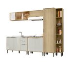 Cozinha Modulada 5 Peças Com Aéreo 1200 Portas Deslizantes E