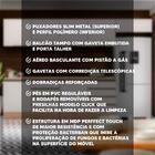 Cozinha Modulada 5 Peças Com Armários Aéreos Grafite Etna Pol