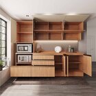 Cozinha Modulada 5 Peças Com Armários, Balcões E Torre Quente