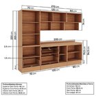 Cozinha Modulada 5 Peças Com Armários, Balcões E Torre Quente