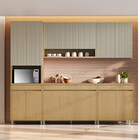 Cozinha Modulada 5 Peças Com Tampo 100 Mdf Simone Mendes Nesh