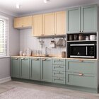 Cozinha Modulada 5 Peças Com Tampo 1 Torre 2 Aéreos 2 Balcões