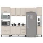 Cozinha Modulada 5 Peças Com Tampo Amara Politorno Móveis