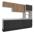 Cozinha Modulada 5 Peças Com Tampo Com Rodapé Ipanema Cabecas