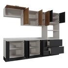 Cozinha Modulada 5 Peças Com Tampo Com Rodapé Ipanema Cabecas