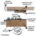 Cozinha Modulada 5 Peças Com Tampos J00089 Evidence Pln