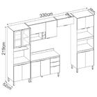 Cozinha Modulada 5 Peças Fi0001 Demobile