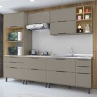 Cozinha Modulada 5 Peças Mdf Com Aéreo 1200 Porta Basculante