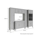 Cozinha Modulada 5 Peças Preto