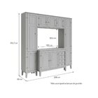 Cozinha Modulada 5 Peças Preto