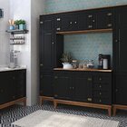 Cozinha Modulada 5 Peças Preto