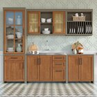 Cozinha Modulada 5 Peças Ratan 100% Mdf Camponesa 100% Mdf Am