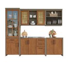 Cozinha Modulada 5 Peças Ratan 100% Mdf Camponesa 100% Mdf Am