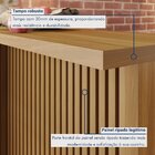 Cozinha Modulada 5 Peças Ripado  100% Mdf Marquesa Gourmet Na