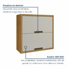 Cozinha Modulada 5 Peças Ripado Imperatriz 100% Mdf Freijó/of
