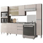 Cozinha Modulada 5 Peças Sem Pia Aline D'w - Off White