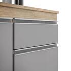 Cozinha Modulada 6 Módulos Composição 8 Castanho/cinza - Lumi