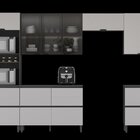 Cozinha Modulada 6 Peças 10 Portas 6 Gavetas Nicho 2fornos Md