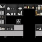 Cozinha Modulada 6 Peças 10 Portas 6 Gavetas Nicho 2fornos Md