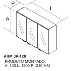 Cozinha Modulada 6 Peças 11 Portas 6 Gavetas Nicho P/forno Md