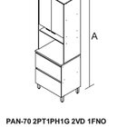 Cozinha Modulada 6 Peças 11 Portas 6 Gavetas Nicho P/forno Md