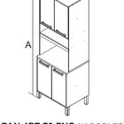 Cozinha Modulada 6 Peças 14 Portas 2 Gavetas Nicho Para Forno