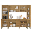 Cozinha Modulada 6 Peças 14 Portas 3 Gavetas S/ Tampo Ametist