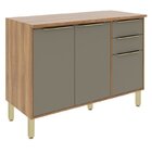 Cozinha Modulada 6 Peças 14 Portas 5 Gavetas Lavínia Moveis S