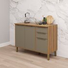 Cozinha Modulada 6 Peças 14 Portas 5 Gavetas Lavínia Moveis S