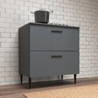 Cozinha Modulada 6 Peças 15 Portas E 2 Gavetas Bárbara  Angel