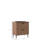 Cozinha Modulada 6 Peças 15 Portas E 2 Gavetas Bárbara  Aveir