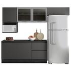 Cozinha Modulada 6 Pecas 258 Cm Etti Grafite Pln