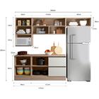 Cozinha Modulada 6 Pecas 258 Cm Etti Grafite Pln