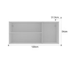 Cozinha Modulada 6 Peças 2 Aéreos 2 Balcões 1 Torre Quente 1