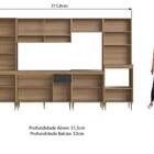 Cozinha Modulada 6 Peças 315 8cm Com Torre Forno Linha Veneza