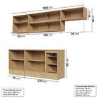 Cozinha Modulada 6 Peças 4 Aéreos 2 Balcões Nara Cabecasa Mad