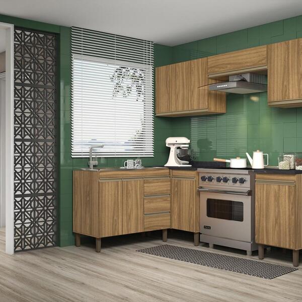Cozinha Modulada 6 Peças 7750 Karen Nature Peternella Móveis