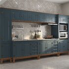 Cozinha Modulada 6 Peças Azul Petróleo