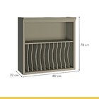 Cozinha Modulada 6 Peças Com 2 Balcões 2 Armários Aéreos 2 Pa