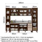 Cozinha Modulada 6 Peças Em Mdf Kali Premium Cj12 Nicioli