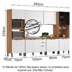 Cozinha Modulada 6 Peças Ftm006 Demobile