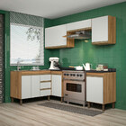 Cozinha Modulada 6 Peças Karen 7750 Nature Off White Peternel