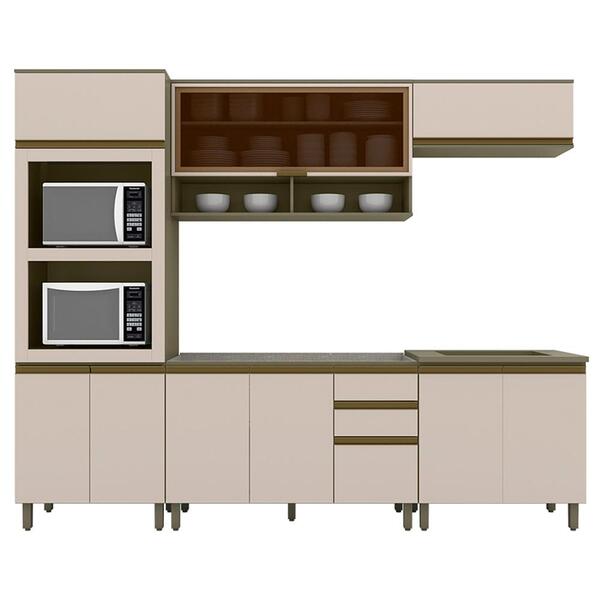 Cozinha Modulada 6 Peças Mdf Evy 6 Henn