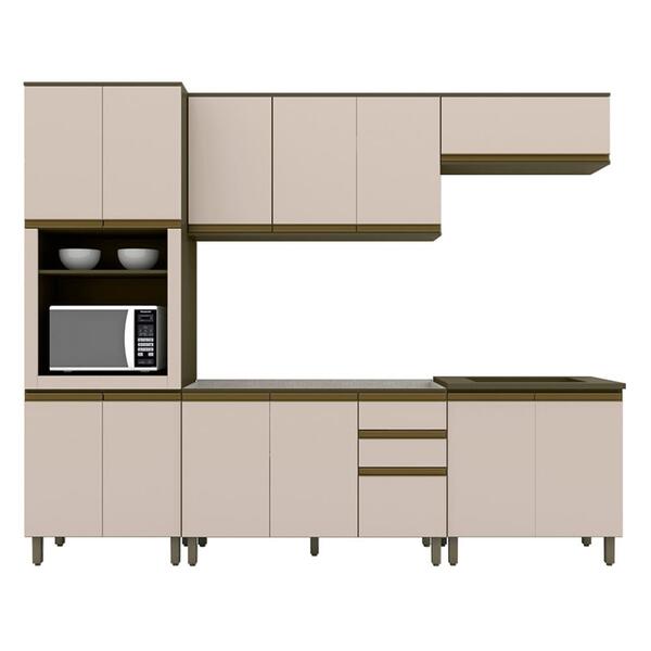 Cozinha Modulada 6 Peças Mdf Evy 9 Henn